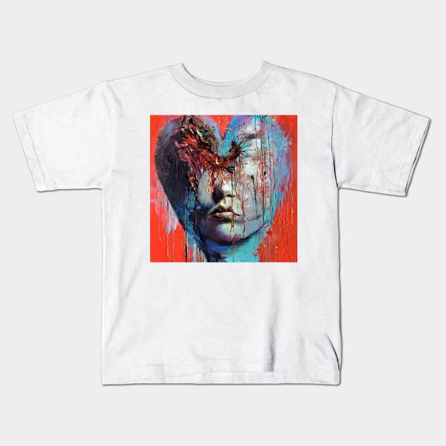 Love is blind Kids T-Shirt by bogfl